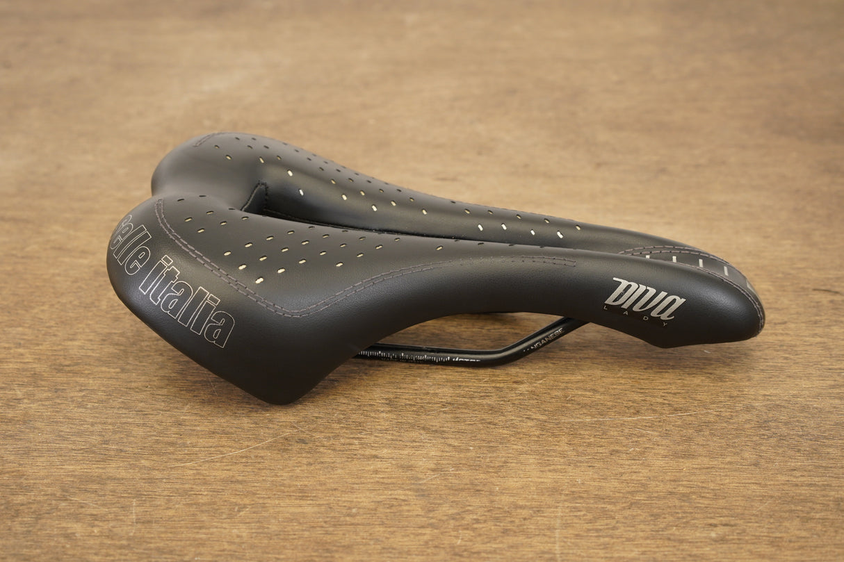 150mm Selle Italia Diva Lady Manganese Rail Road Saddle 259g