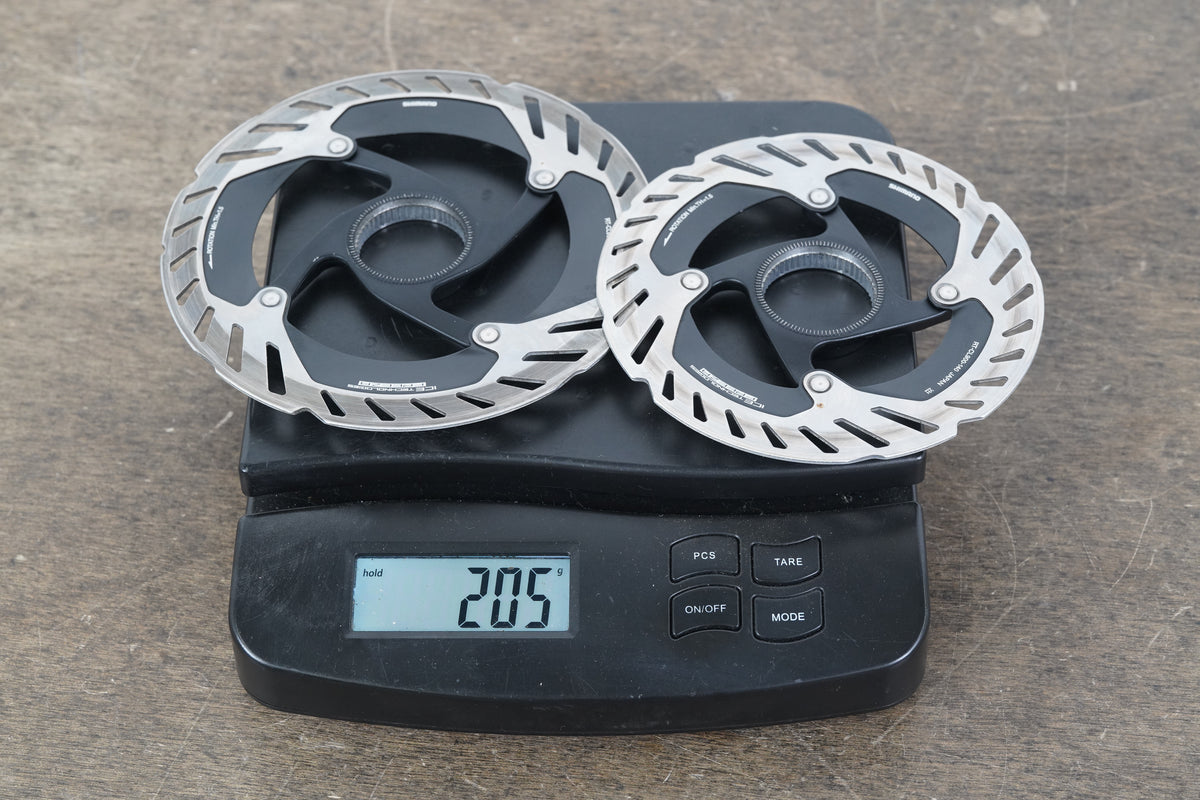 (2) 160mm/140mm Shimano Dura-Ace RT-CL900 Center Lock Disc Brake Rotors CL 900