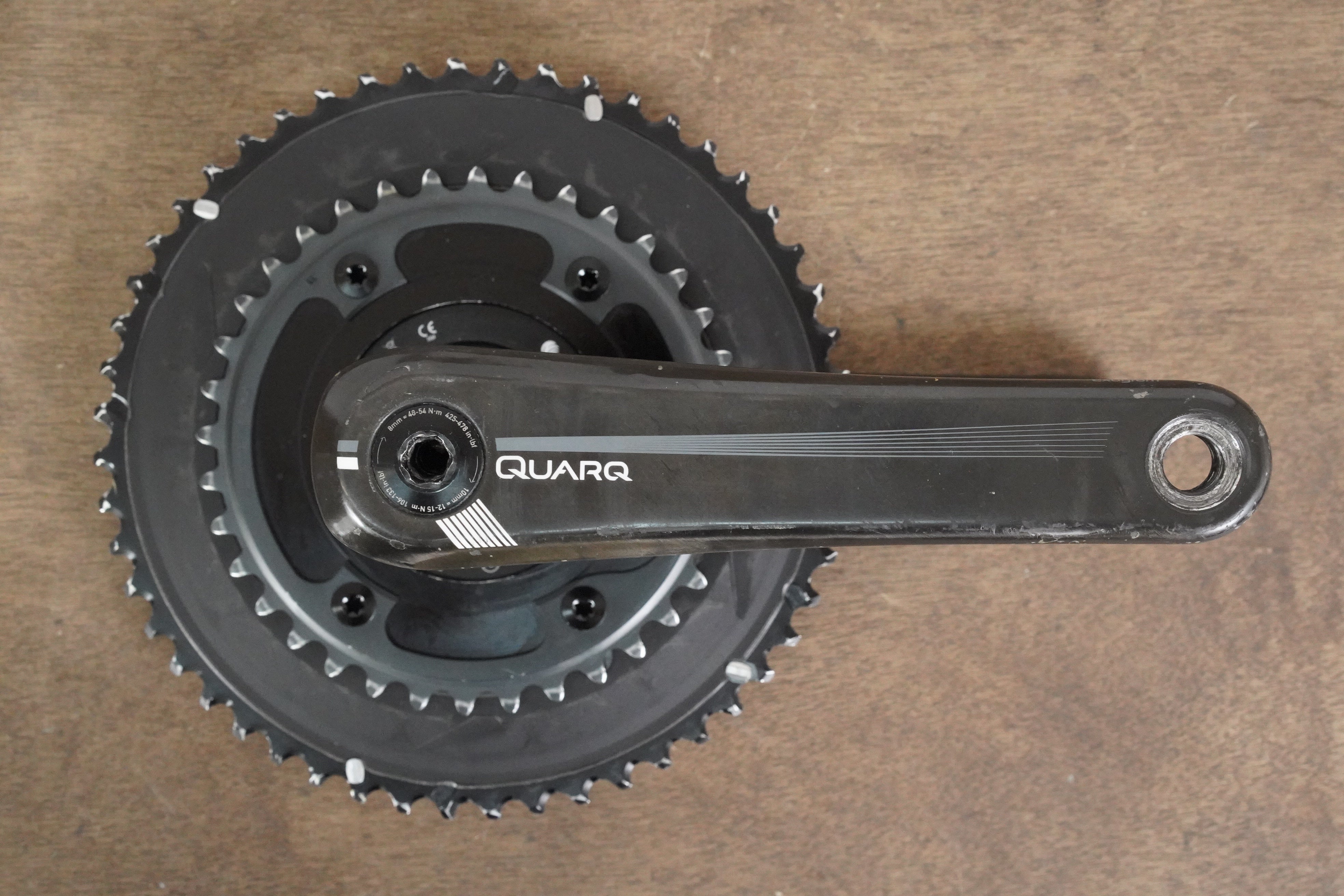 172.5mm 52/36T GXP Quarq DFour Power Meter Carbon Road