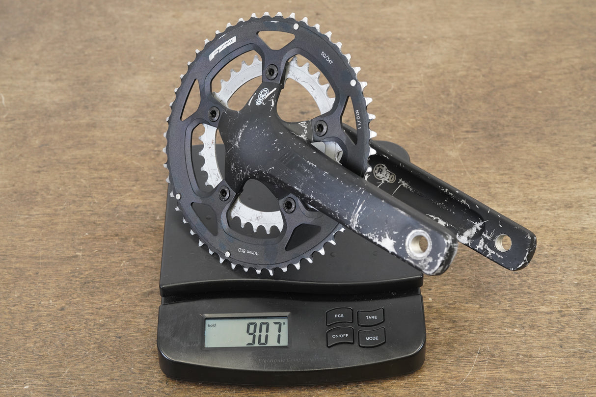 170mm 50/34T BB30 FSA Gossamer Road Crankset 907g