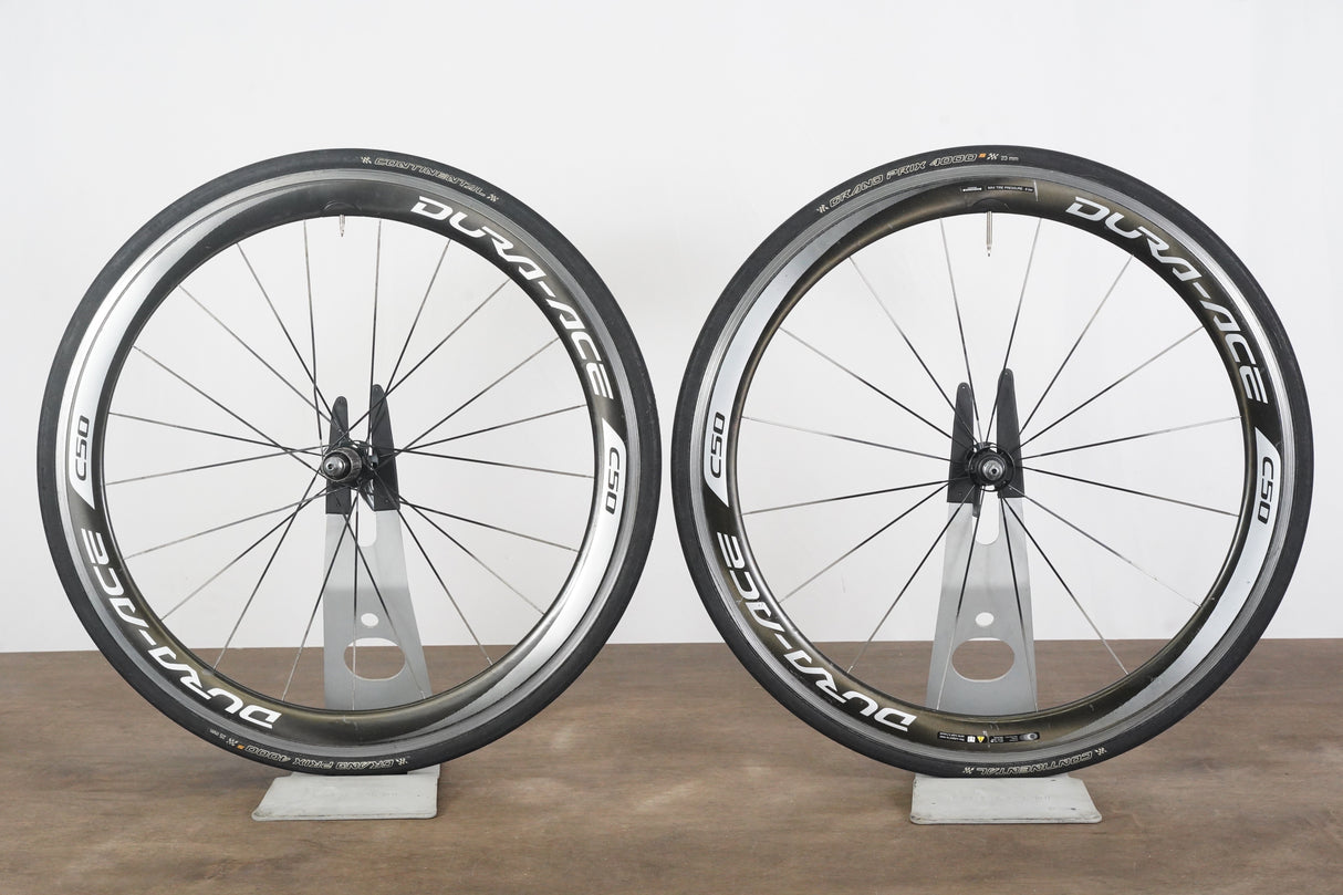 Shimano Dura-Ace WH-9000 C50 Carbon Clincher Rim Brake Wheelset 11 Speed