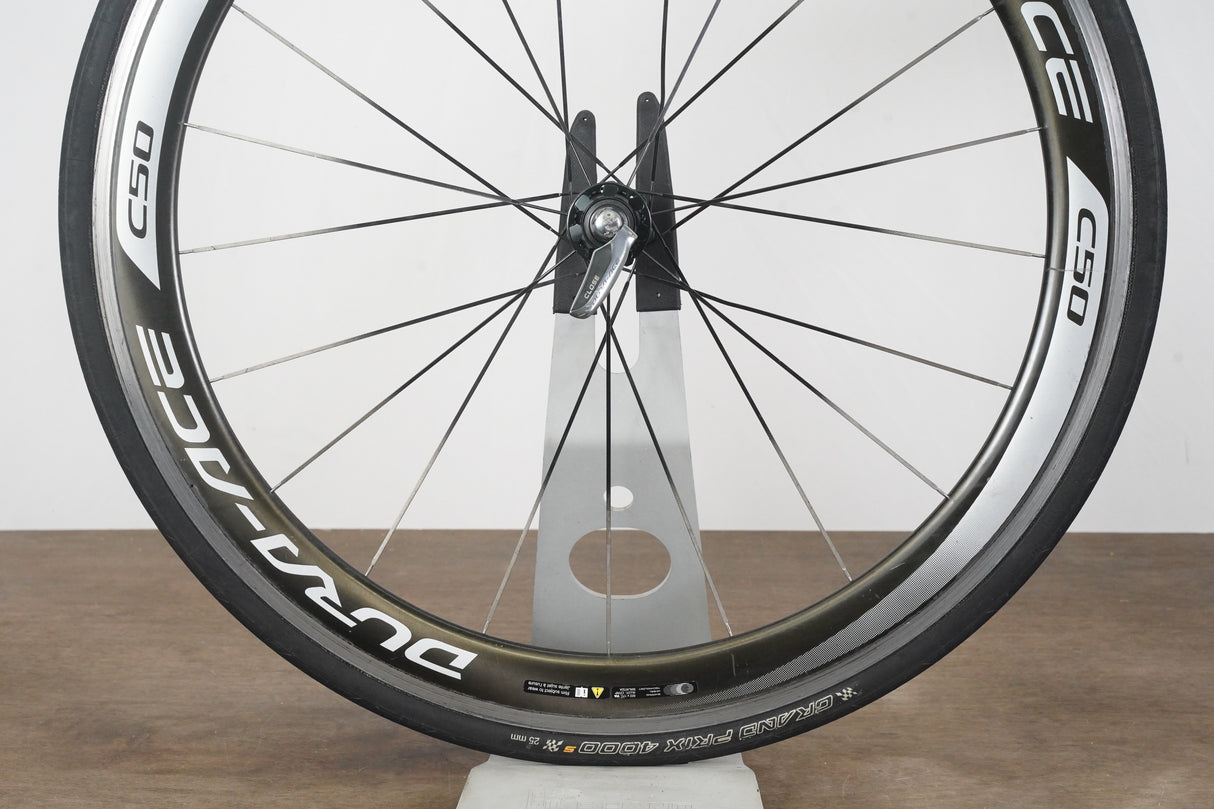 Shimano Dura-Ace WH-9000 C50 Carbon Clincher Rim Brake Wheelset 11 Speed