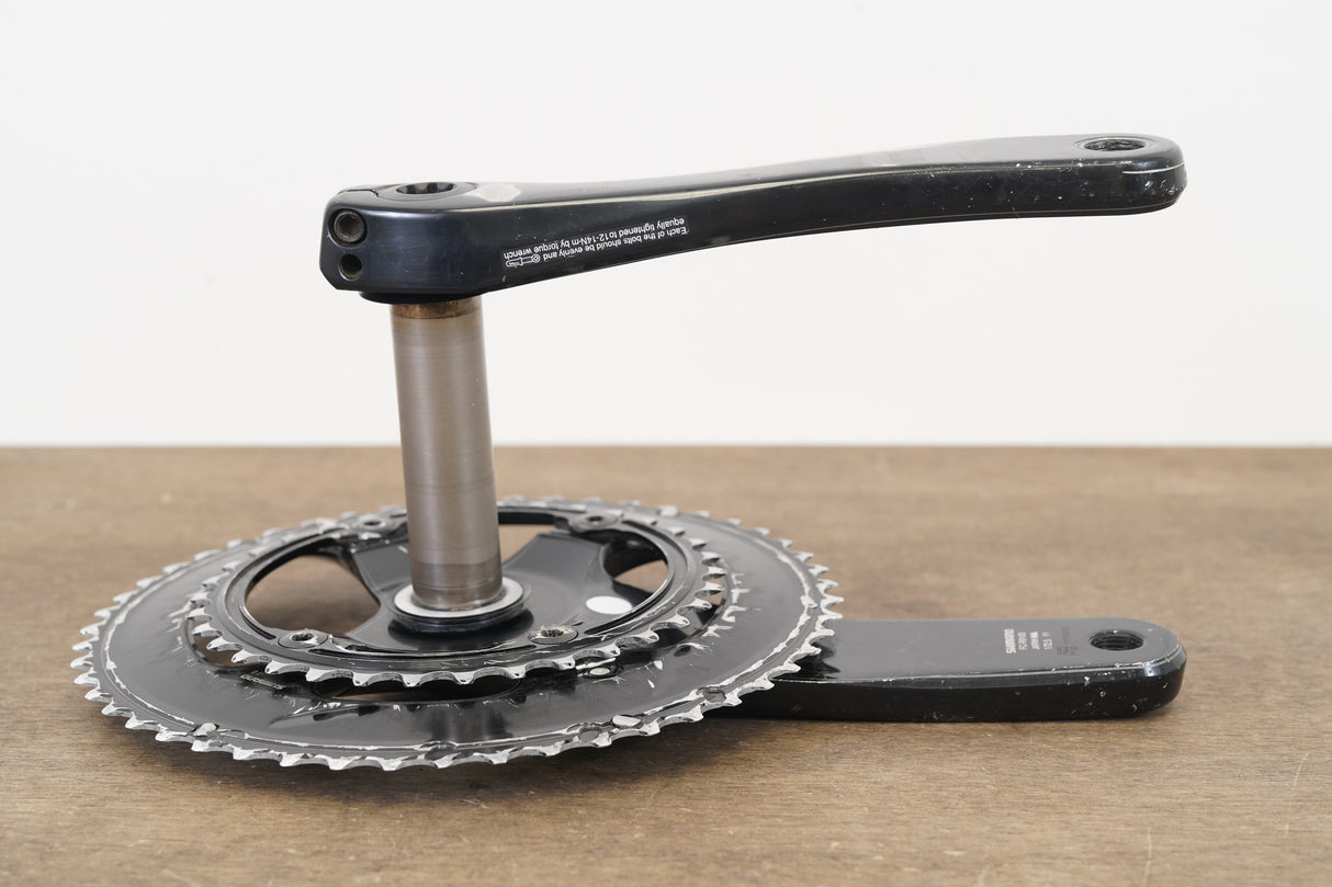 172.5mm 50/34T Shimano Dura-Ace FC-R9100 11 Speed Crankset 9100 625g