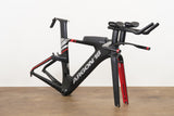 *Damaged* 2020 XS Argon 18 E-119 Carbon Rim Brake TT Triathlon Frameset + Cockpit