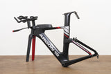 *Damaged* 2020 XS Argon 18 E-119 Carbon Rim Brake TT Triathlon Frameset + Cockpit