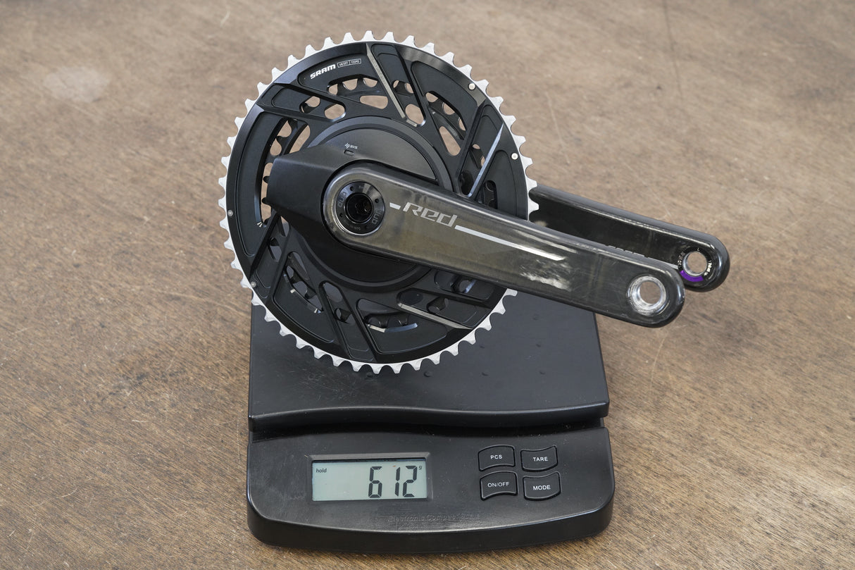 170mm 48/35T DUB SRAM Red AXS E1 Quarq 12 Speed Power Meter Crankset 612g
