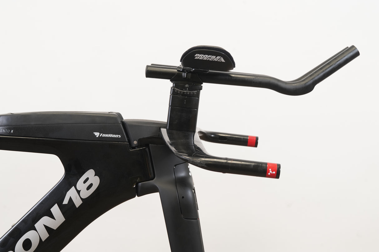 *Damaged* 2020 XS Argon 18 E-119 Carbon Rim Brake TT Triathlon Frameset + Cockpit
