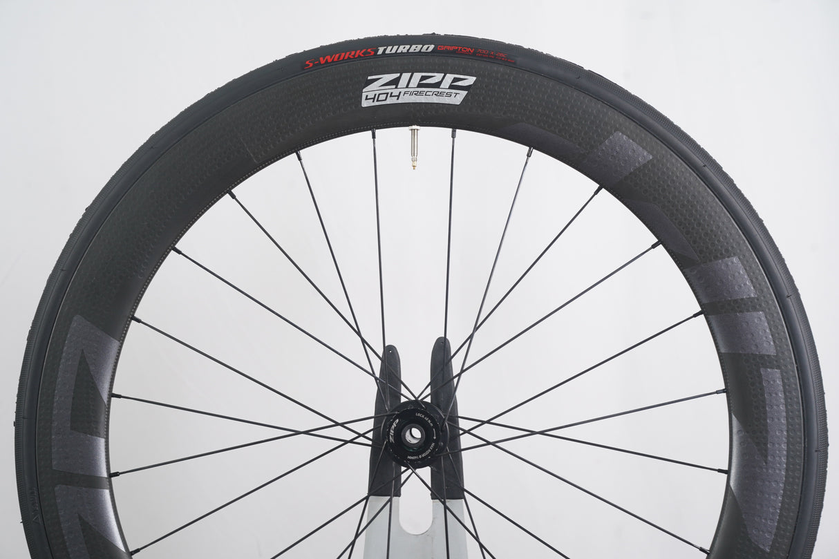 Zipp 404 Firecrest ZR1 Carbon Tubeless Disc Brake Wheelset SRAM XDR 12 Speed