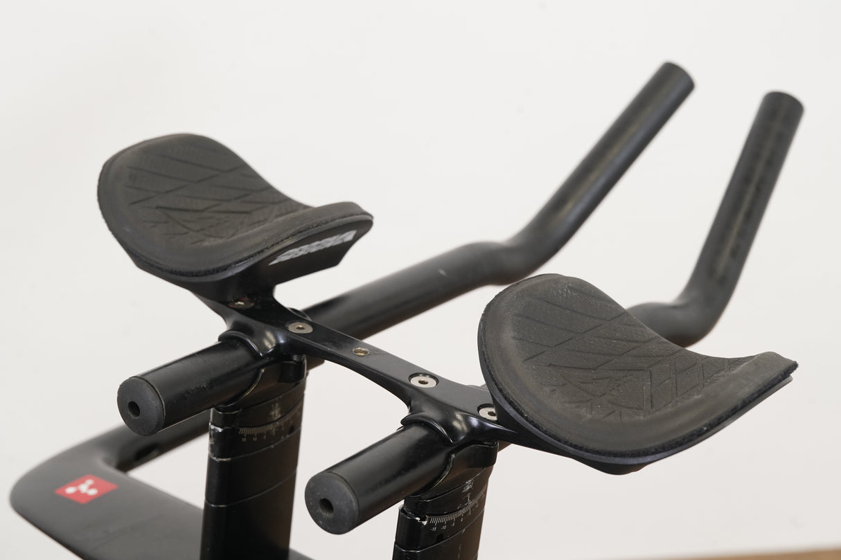 *Damaged* 2020 XS Argon 18 E-119 Carbon Rim Brake TT Triathlon Frameset + Cockpit