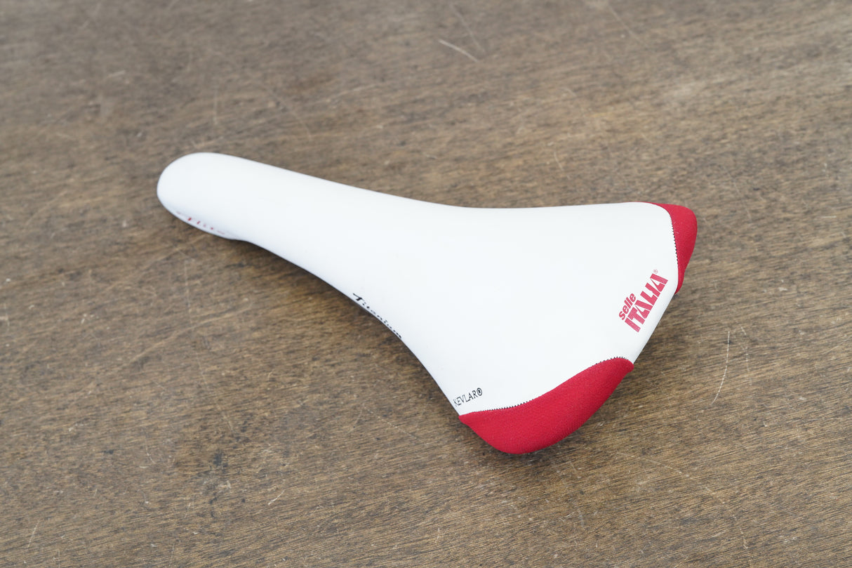 NOS 140mm Selle Italia Flite Titanium Rail Road Saddle 227g