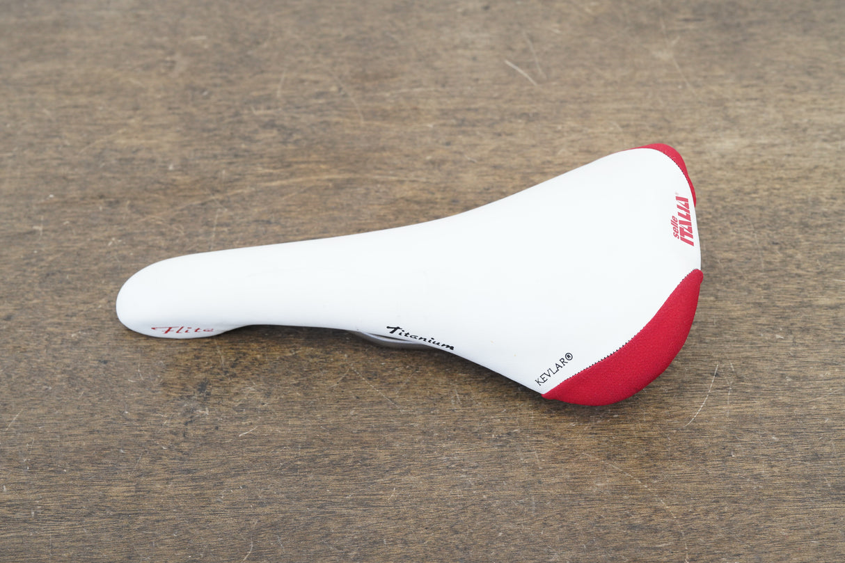 NOS 140mm Selle Italia Flite Titanium Rail Road Saddle 227g