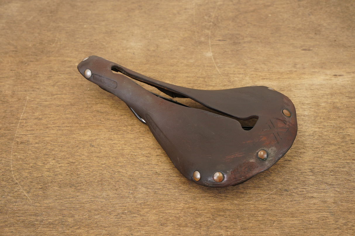 170mm Selle Anatomica X Leather Road Saddle 530g