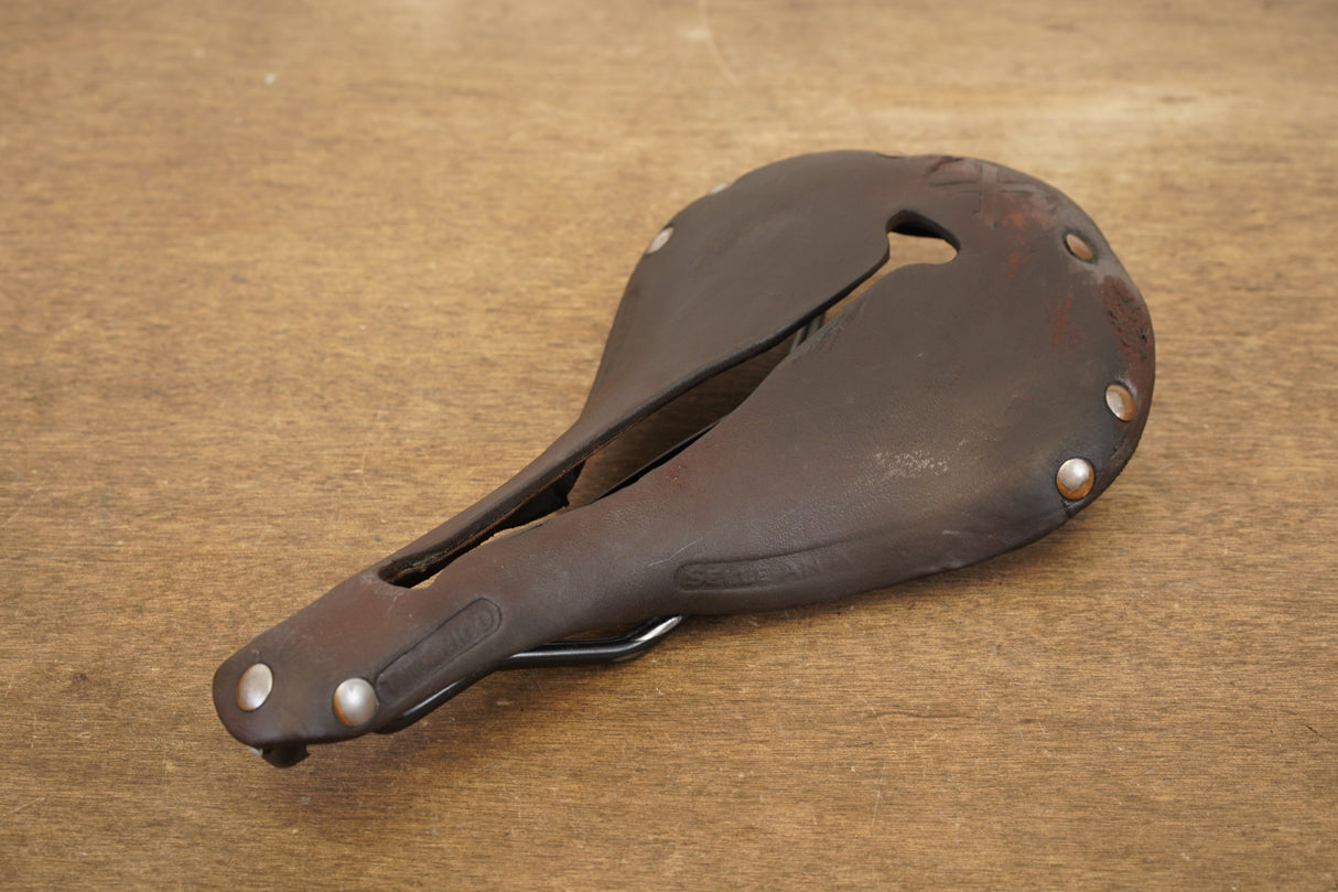 170mm Selle Anatomica X Leather Road Saddle 530g