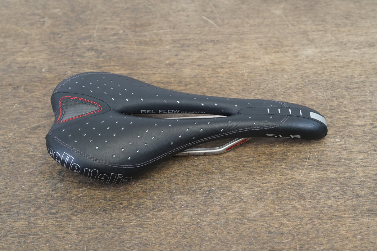 130mm Selle Italia Max SLR Gel Flow Vanox Rail Road Saddle 227g