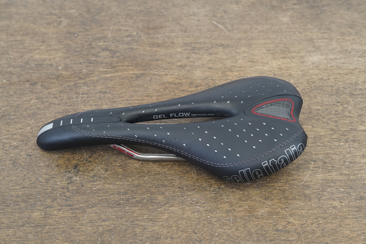 130mm Selle Italia Max SLR Gel Flow Vanox Rail Road Saddle 227g