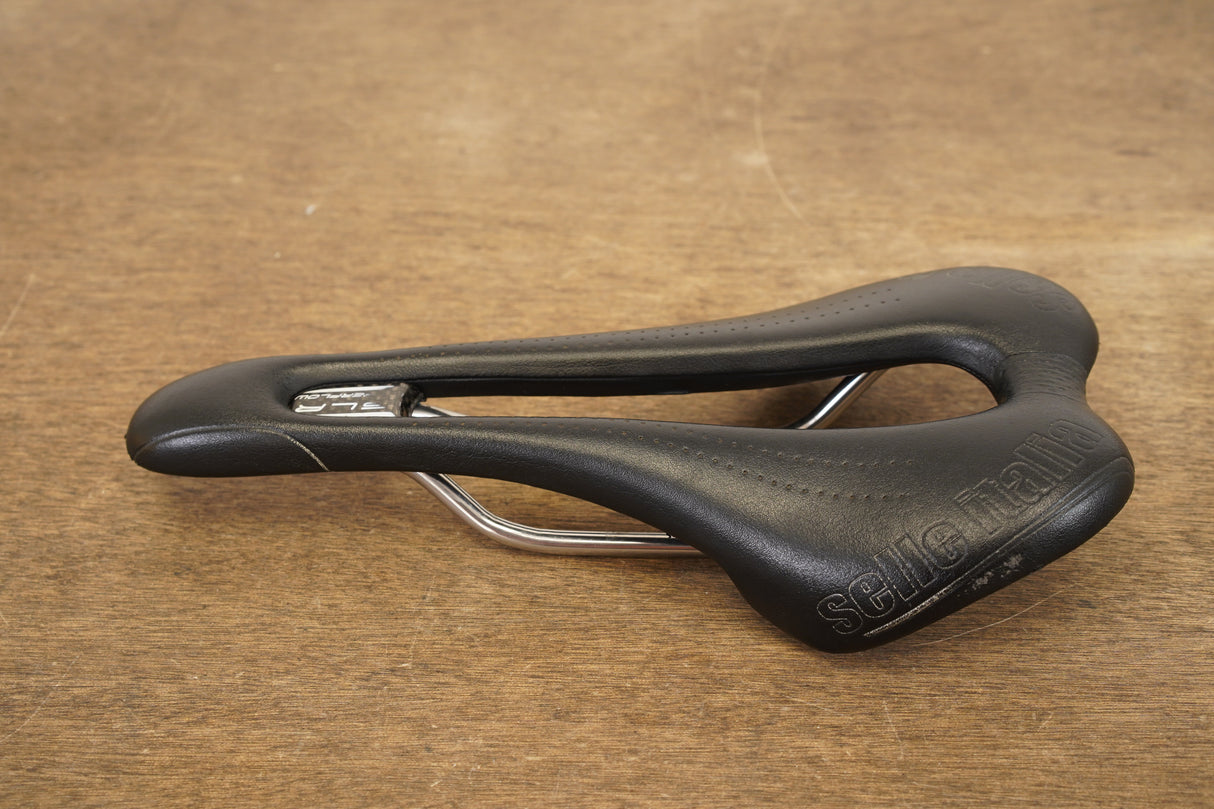 134mm Selle Italia SLR Superflow Titanium 316 Rail Road Saddle 179g