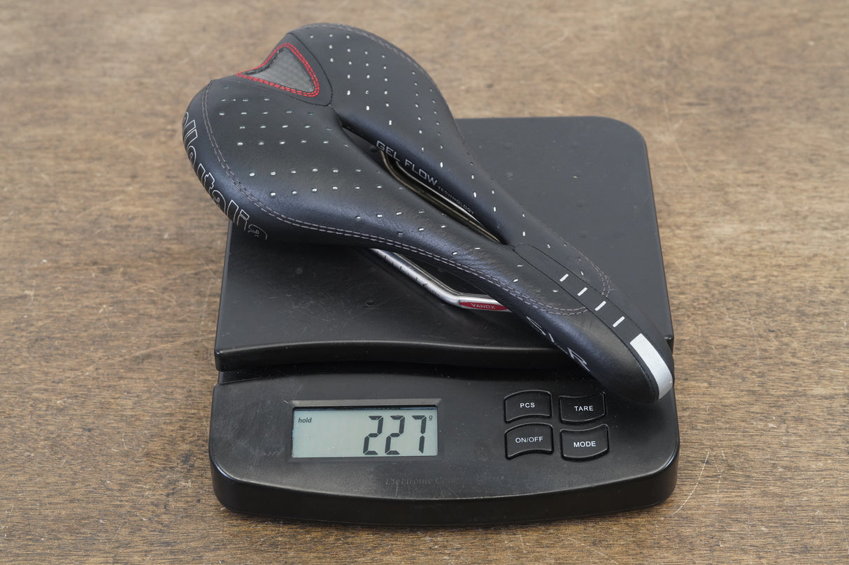 130mm Selle Italia Max SLR Gel Flow Vanox Rail Road Saddle 227g