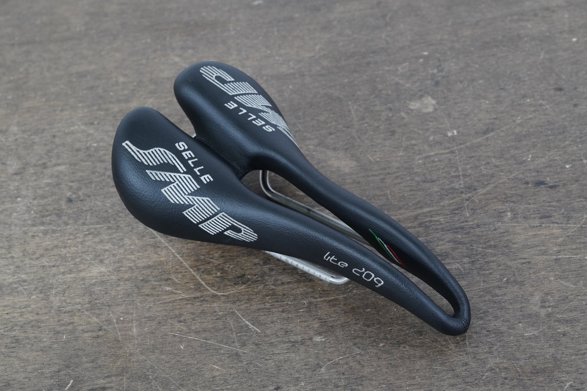132mm Selle SMP Lite 209 Stainless Steel Rail Road Saddle 313g