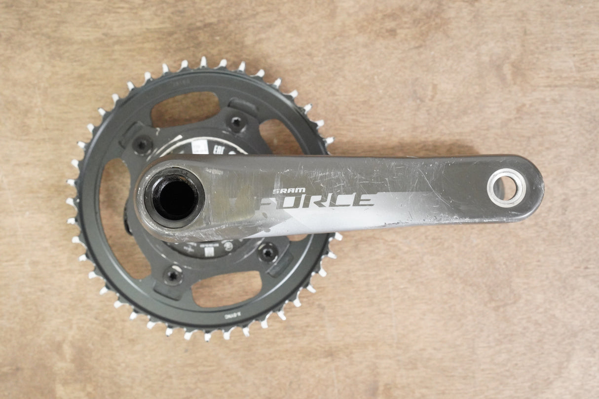 175mm 44T 1x DUB SRAM Force 1 AXS Quarq 12 Speed Road Crankset