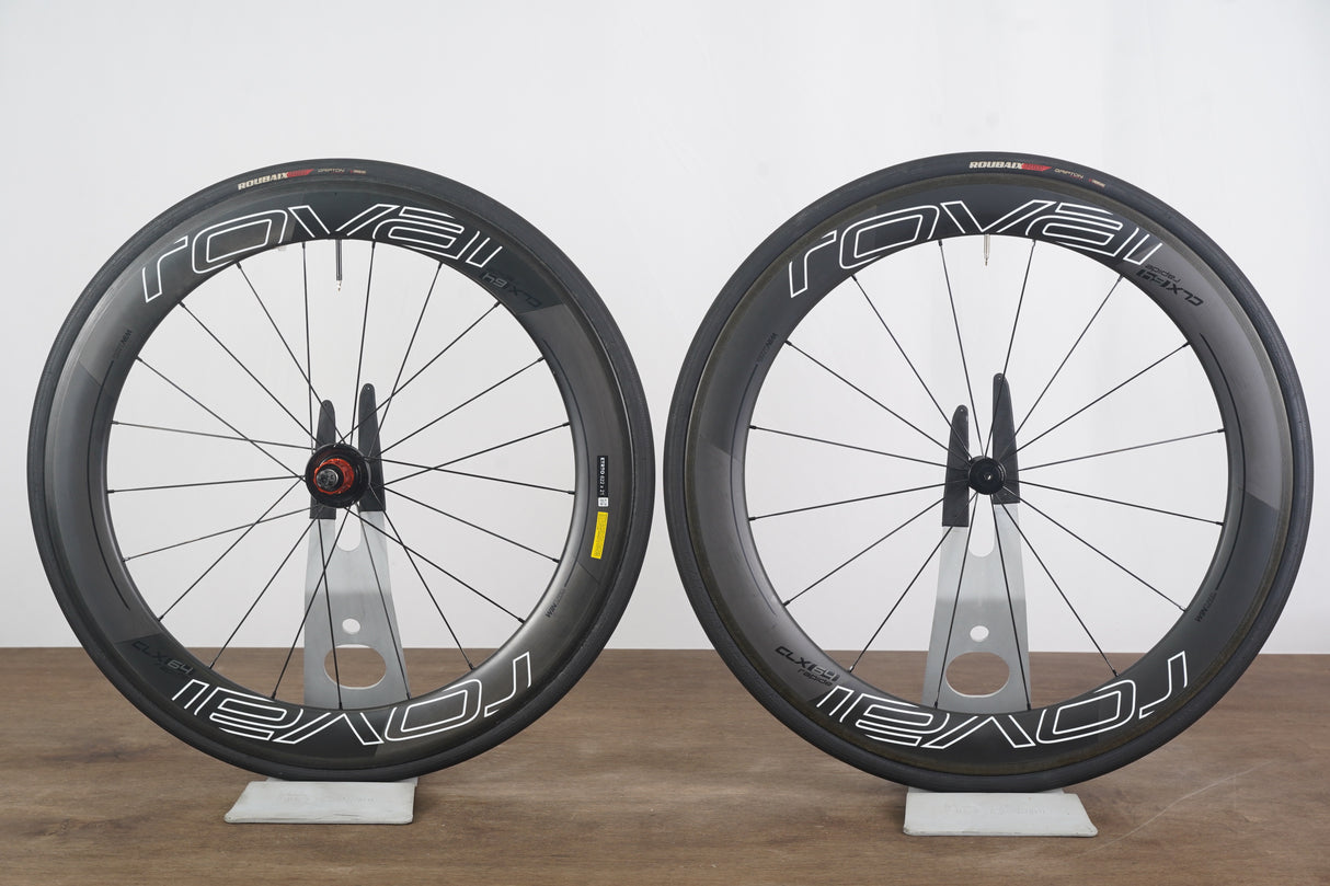Roval CLX 64 Carbon Tubeless Clincher Rim Brake Wheelset Shimano/SRAM 11 Speed
