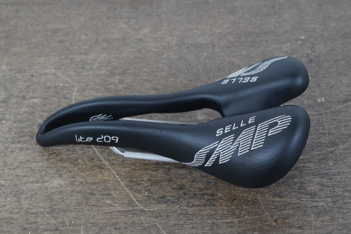 132mm Selle SMP Lite 209 Stainless Steel Rail Road Saddle 313g