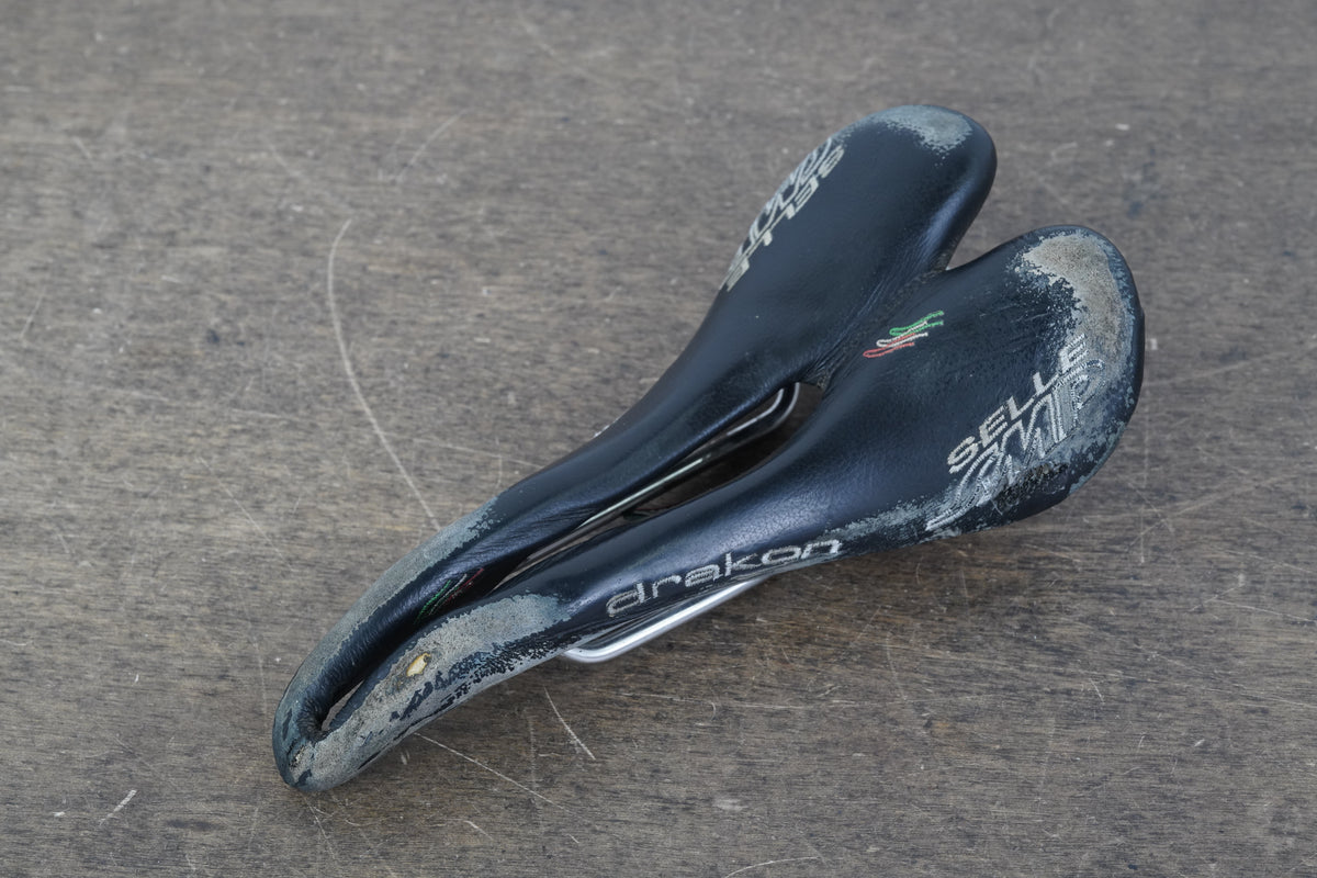 135mm Selle SMP Drakon Stainless Steel Rail Road Saddle 324g