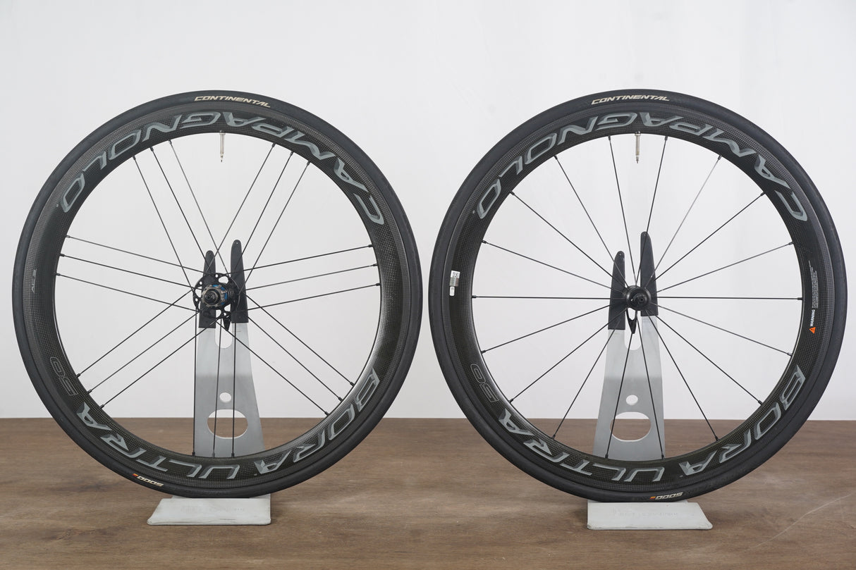 Campagnolo Bora Ultra 50 Carbon Clincher Rim Brake Wheelset Campagnolo 11 Speed
