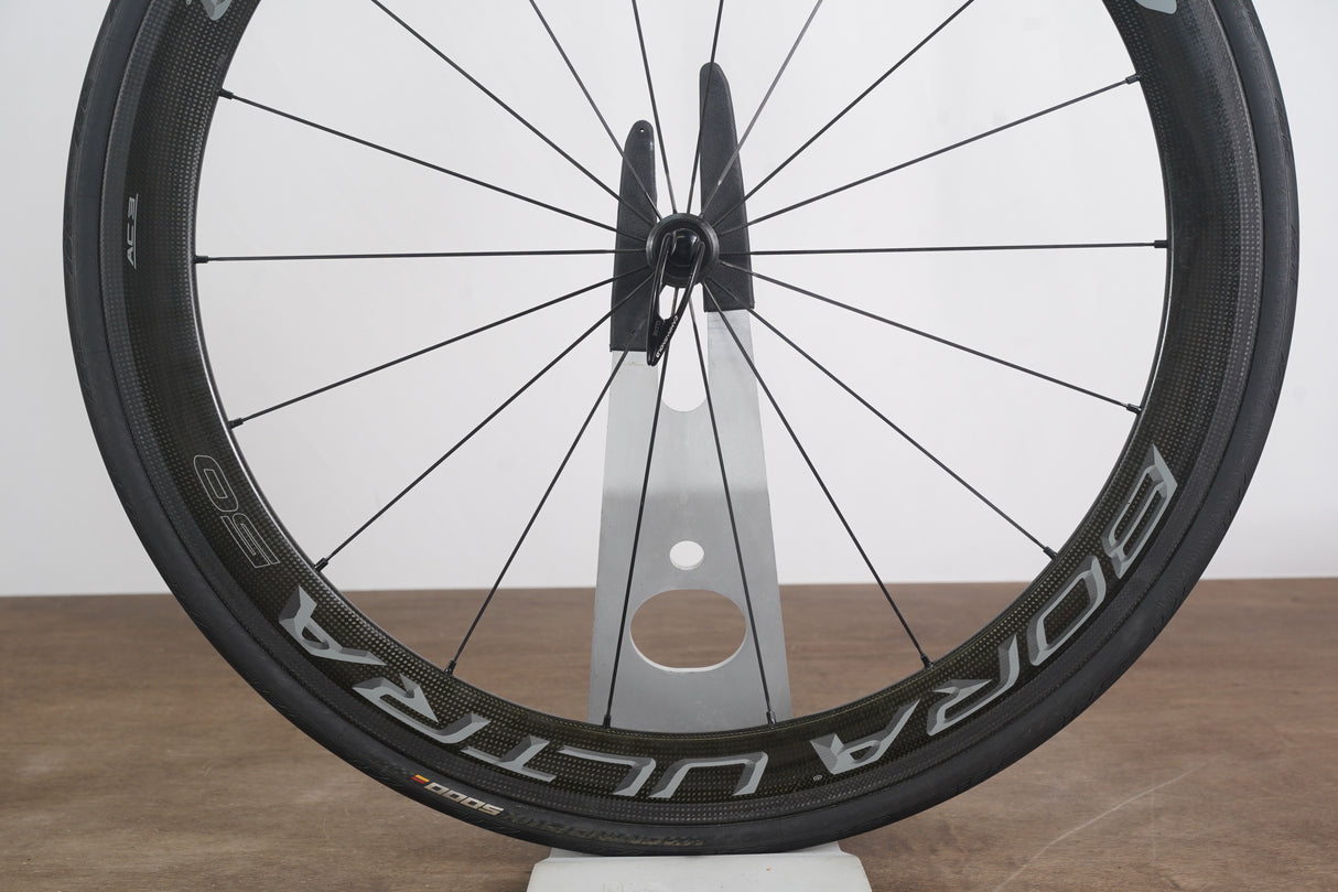 Campagnolo Bora Ultra 50 Carbon Clincher Rim Brake Wheelset Campagnolo 11 Speed