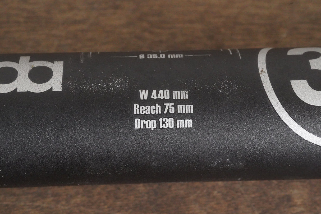 44cm Deda Elementi Trentacinque M35 Compact Alloy Handlebar 35mm