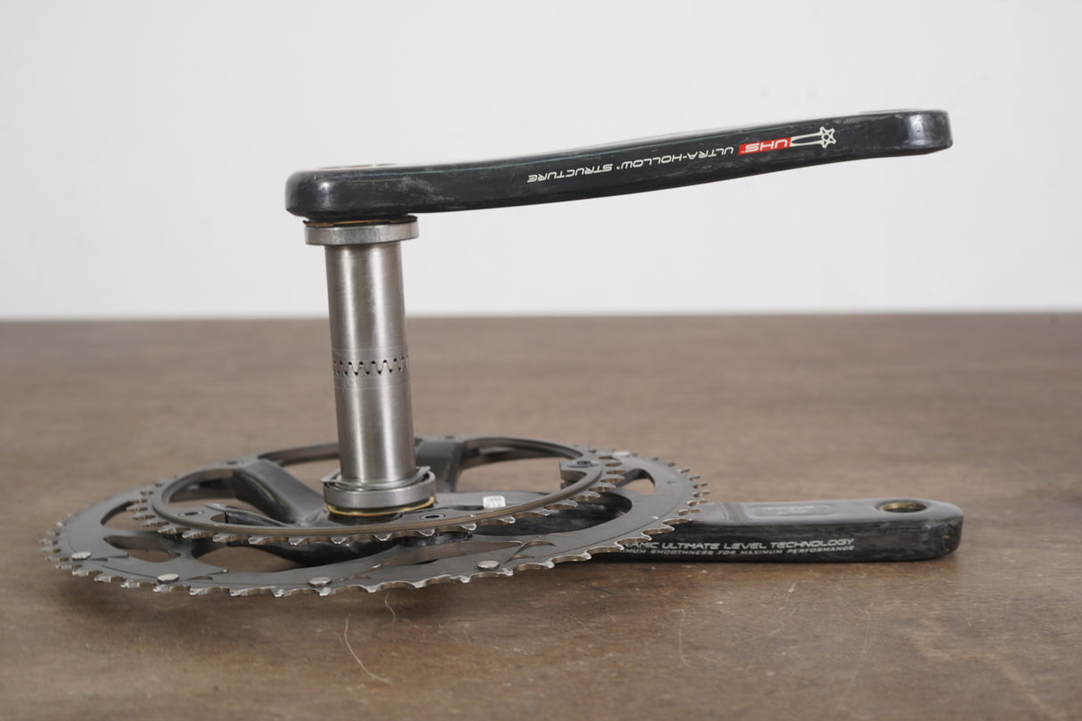 172.5mm 53/39T Campagnolo Super Record Titanium 11 Speed Carbon Crankset
