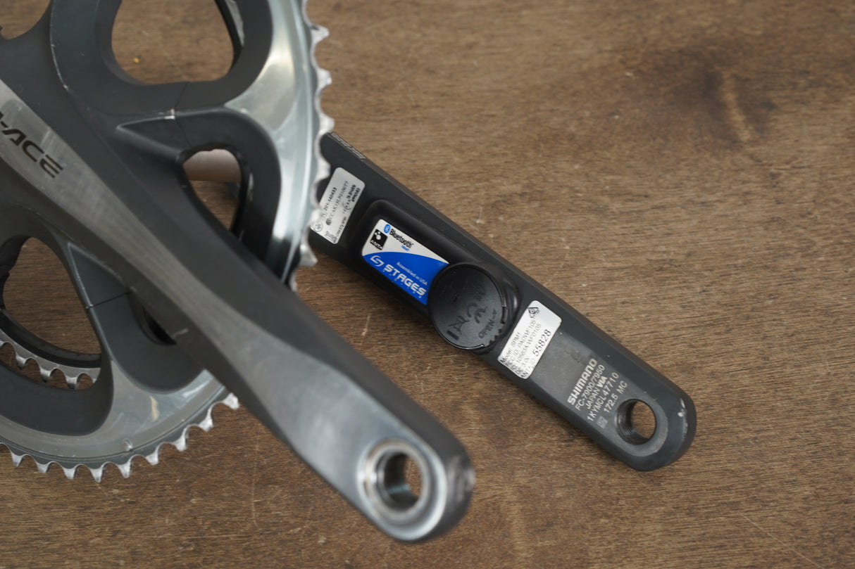 172.5mm 53/39T Shimano Dura-Ace FC-7900 Stages Power Meter 10 Speed Crankset