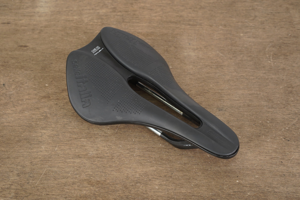 145mm Selle Italia Novus Boost Evo Kit FeC Alloy Superflow Road Bike Saddle 249g