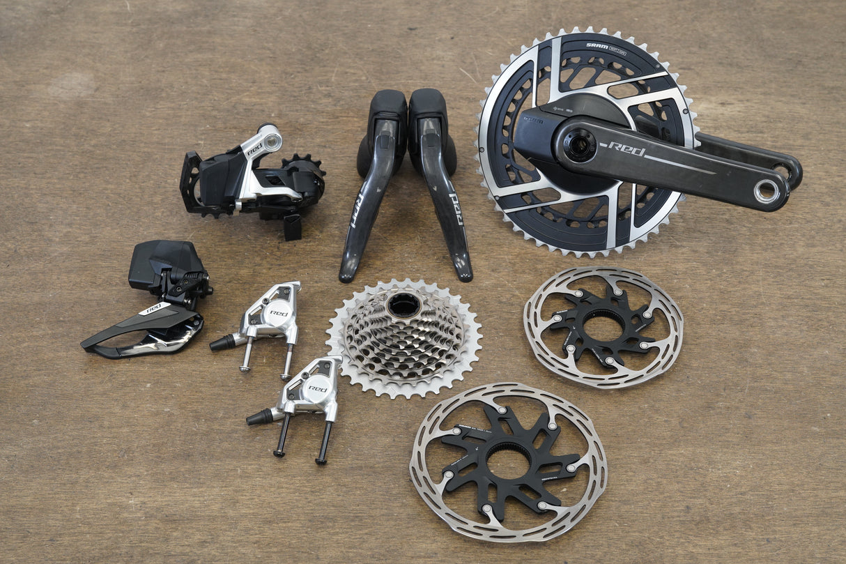 SRAM Red AXS E1 HRD 2x12 Speed Quarq Wireless Electronic Hydraulic Disc Groupset