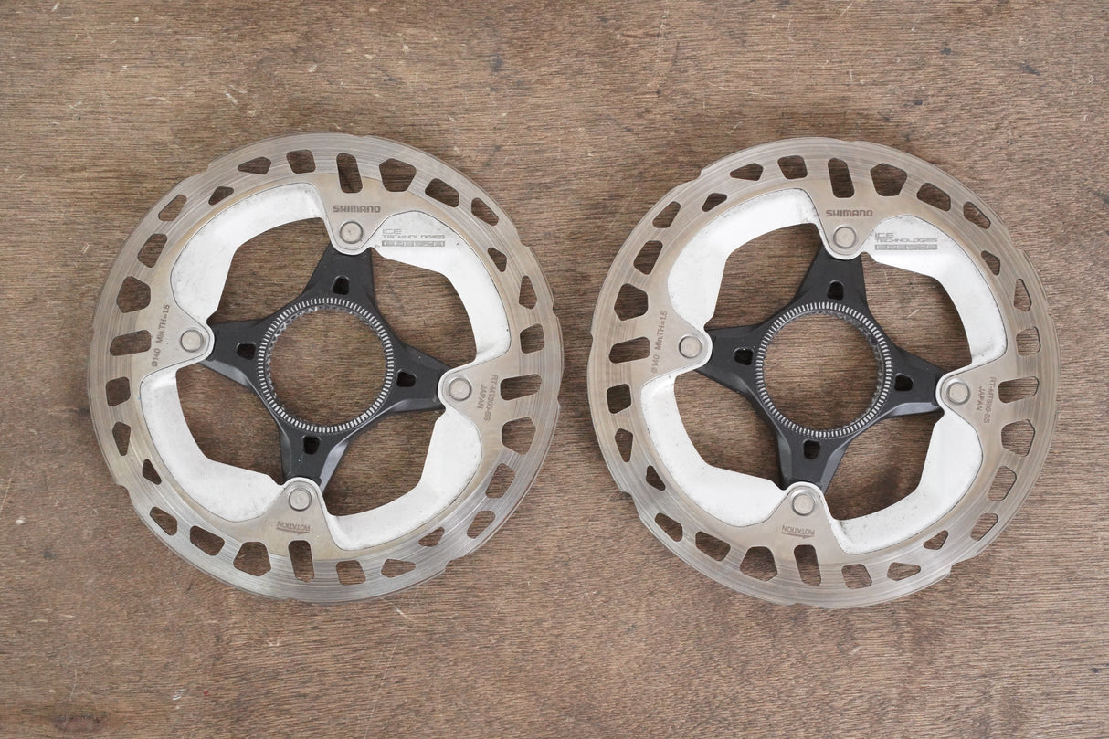 (2) 140mm Shimano XT RT-MT800-SS Center Lock Disc Brake Road CX MTB Rotors