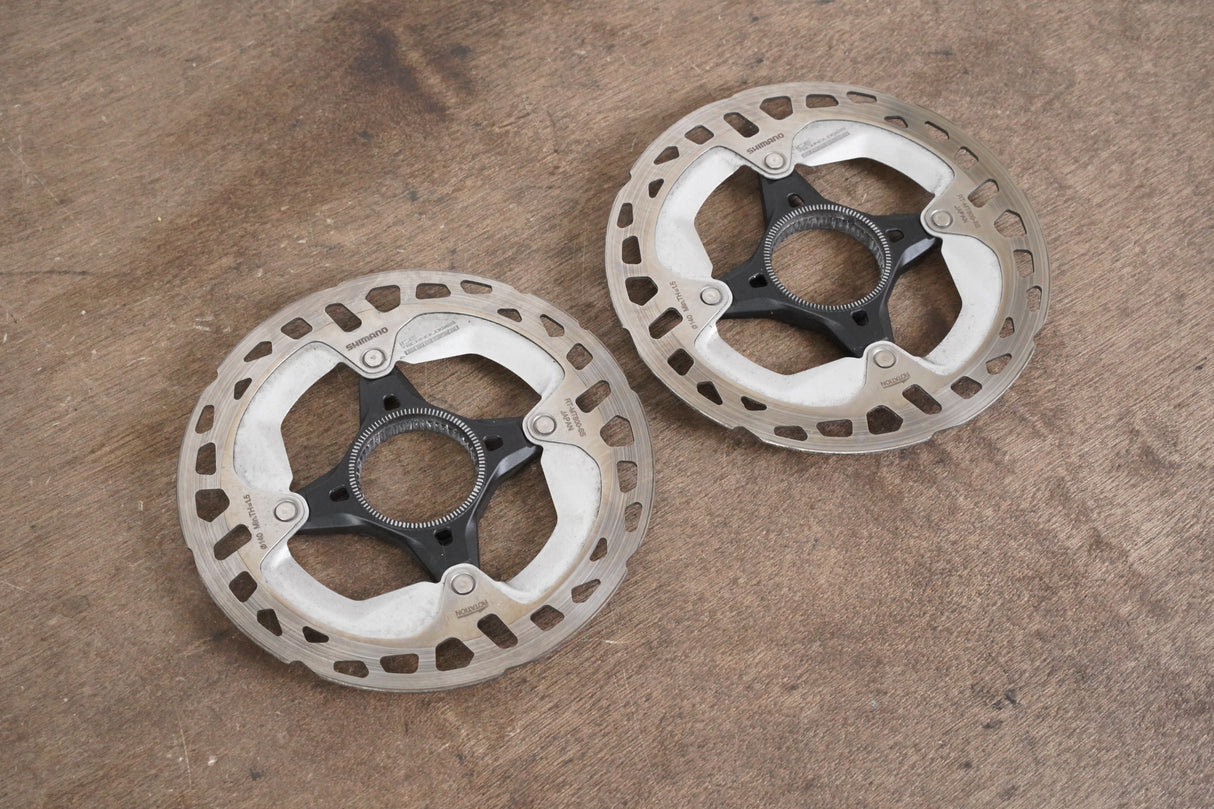 (2) 140mm Shimano XT RT-MT800-SS Center Lock Disc Brake Road CX MTB Rotors