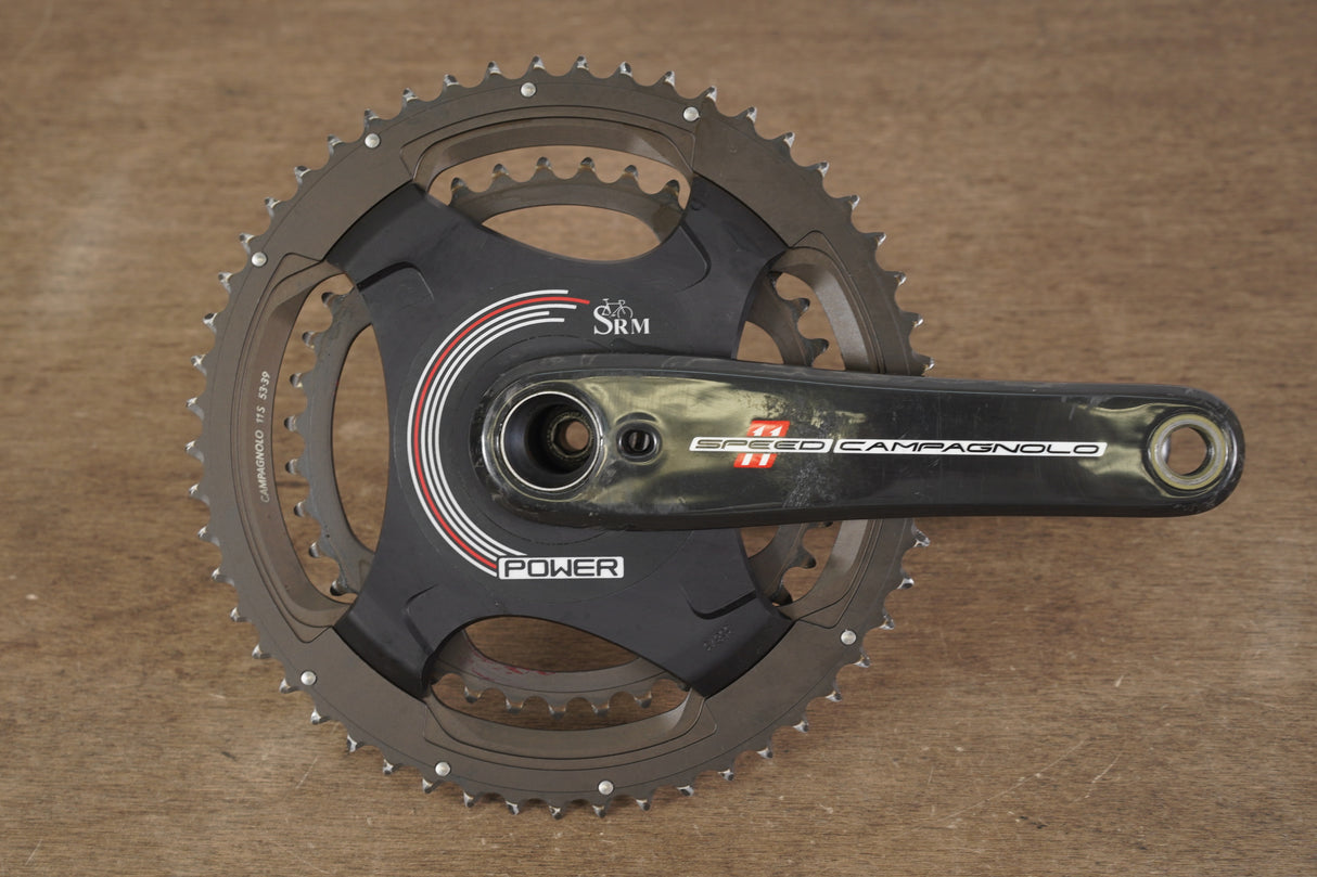172.5mm 53/39T Campagnolo 11 Speed SRM Power Meter Road Carbon Crankset