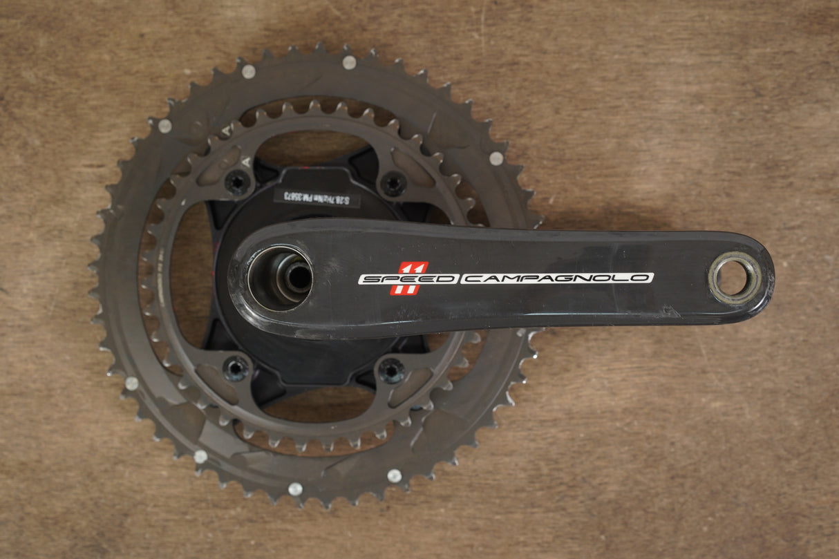172.5mm 53/39T Campagnolo 11 Speed SRM Power Meter Road Carbon Crankset