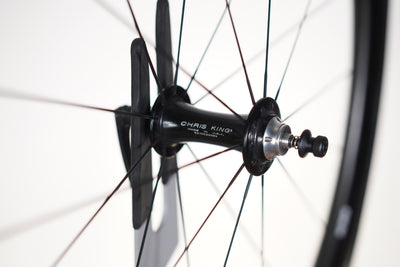 *Damaged* FRONT ENVE 5.6 Carbon Tubeless Clincher Chris King R45 Rim Brake Wheel