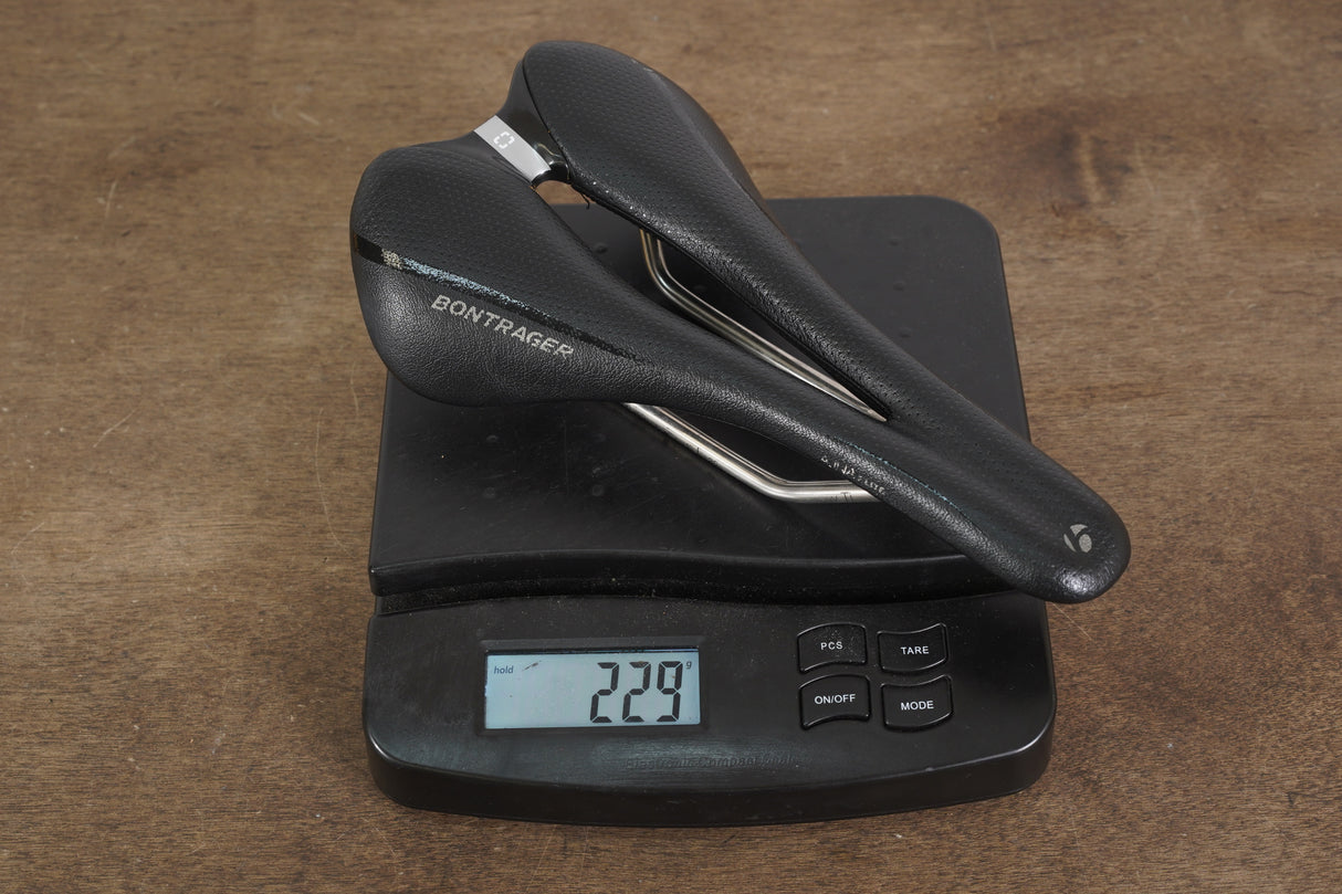 154mm Bontrager Ajna Elite Titanium Rail Road Saddle 229g