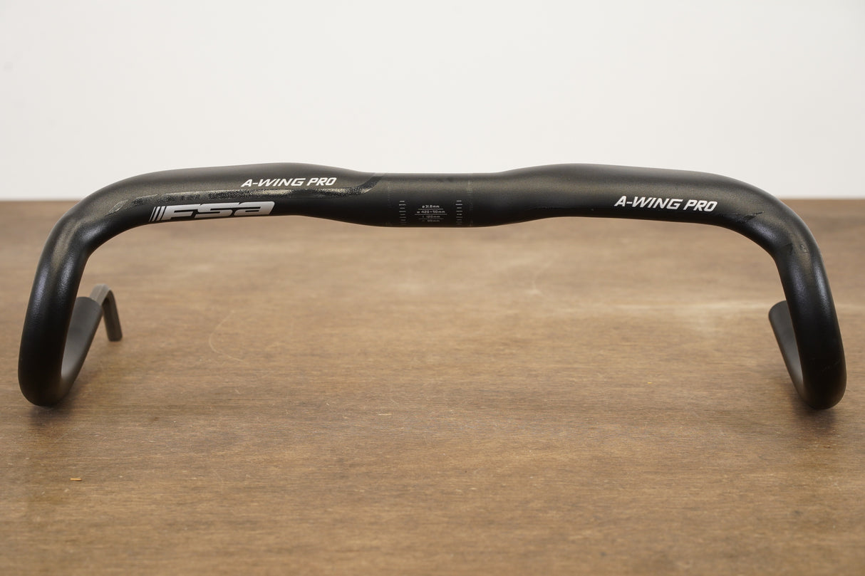 42cm FSA A-Wing Pro AGX Alloy Compact Gravel Handlebar 31.8mm