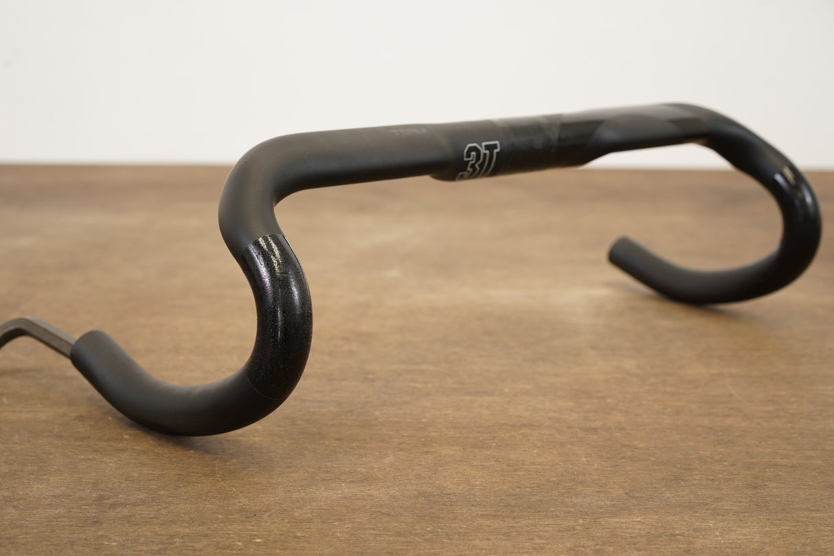 42cm 3T Ergonova Team Stealth Carbon Compact Road Handlebar 31.8mm