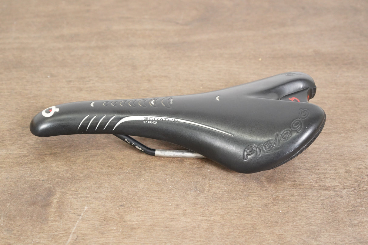 134mm Prologo Scratch Pro Plus Ti 1.4 Rail Road Saddle 251g