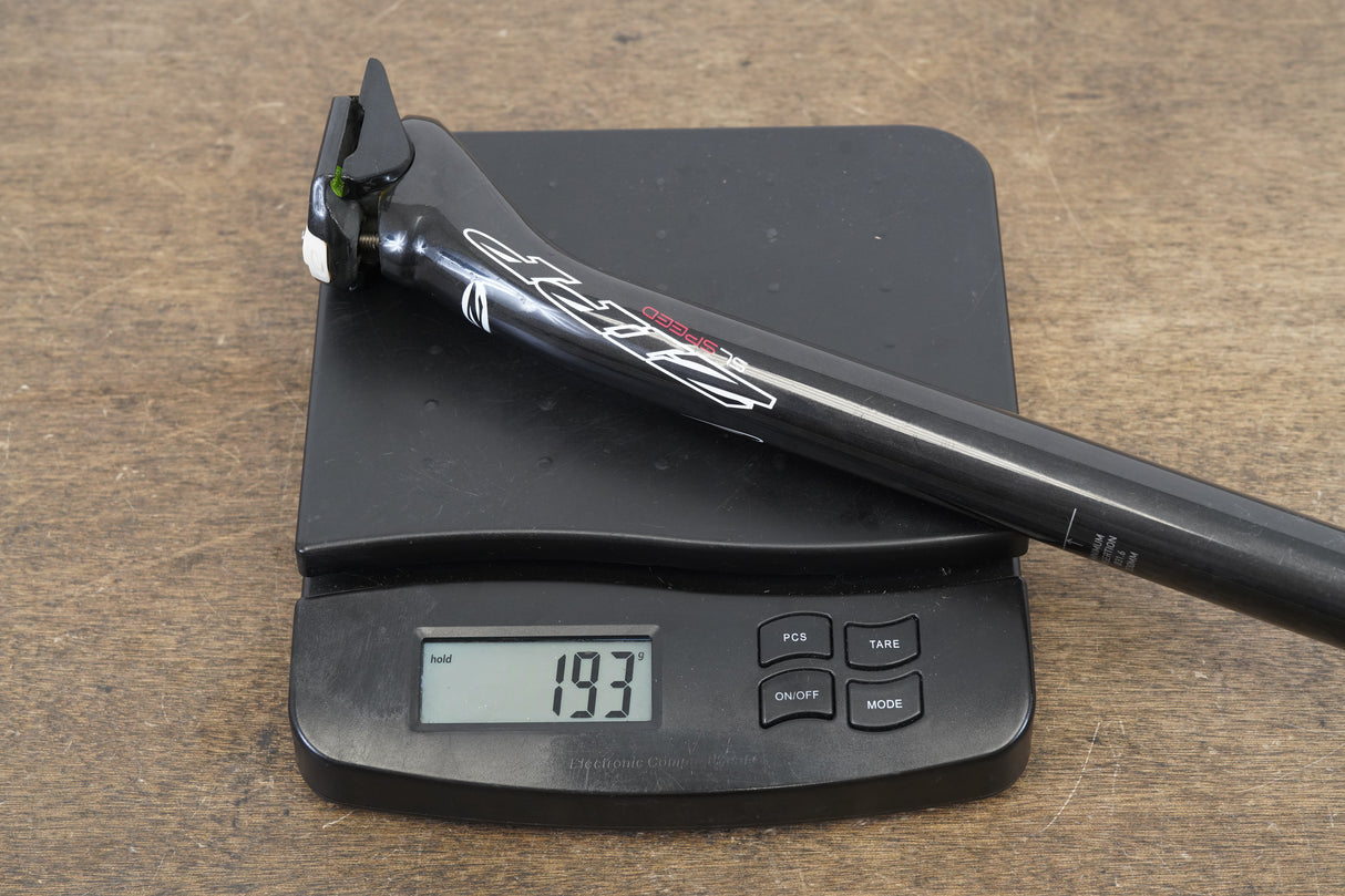 31.6mm Zipp SL Speed Carbon Setback Road Seatpost 193g