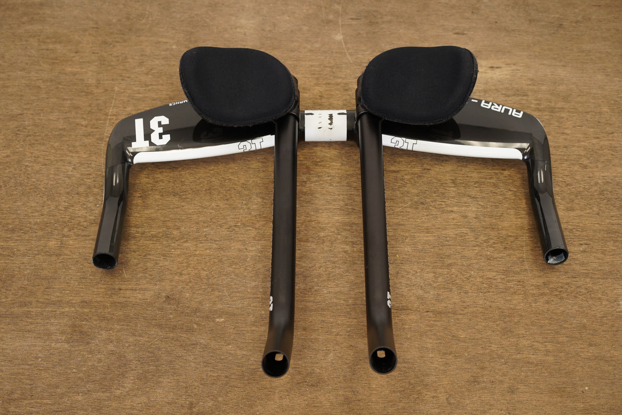 42cm 3T Aura Pro Carbon TT Triathlon Aero Base Bar Handlebar + Extensions 31.8mm
