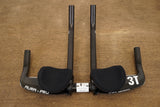 42cm 3T Aura Pro Carbon TT Triathlon Aero Base Bar Handlebar + Extensions 31.8mm