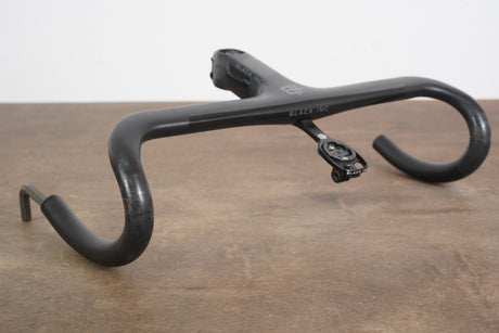 44cm 120mm -6 Degree Black Inc. Carbon Barstem Handlebar + Mount 1 1/8"