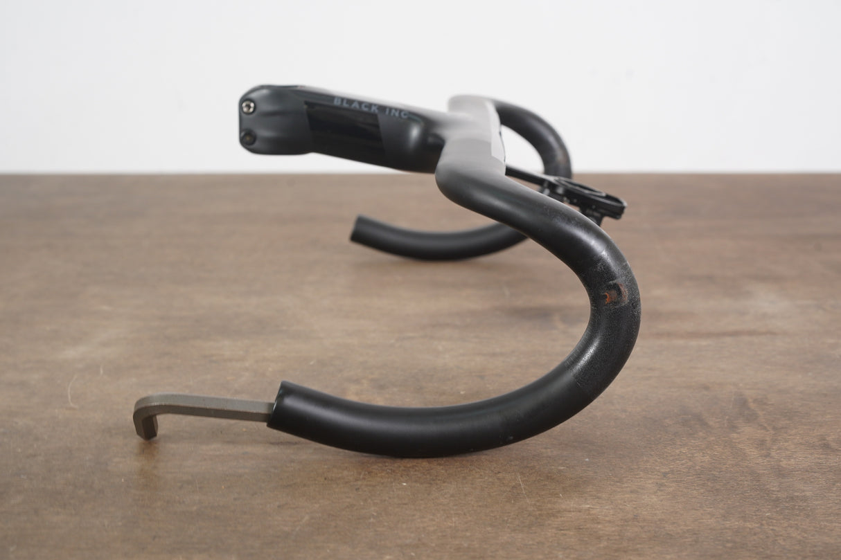 44cm 120mm -6 Degree Black Inc. Carbon Barstem Handlebar + Mount 1 1/8"