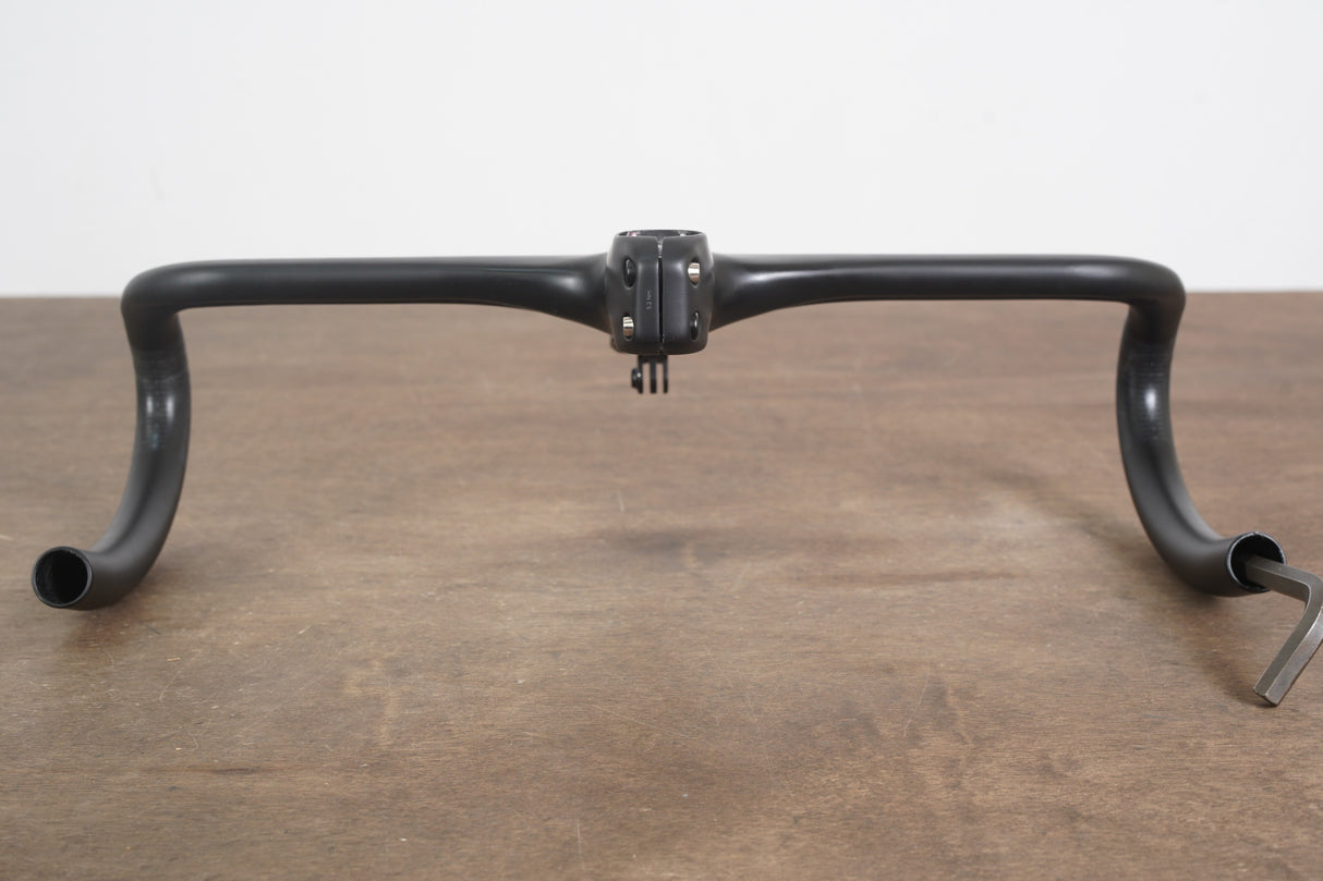 44cm 120mm -6 Degree Black Inc. Carbon Barstem Handlebar + Mount 1 1/8"