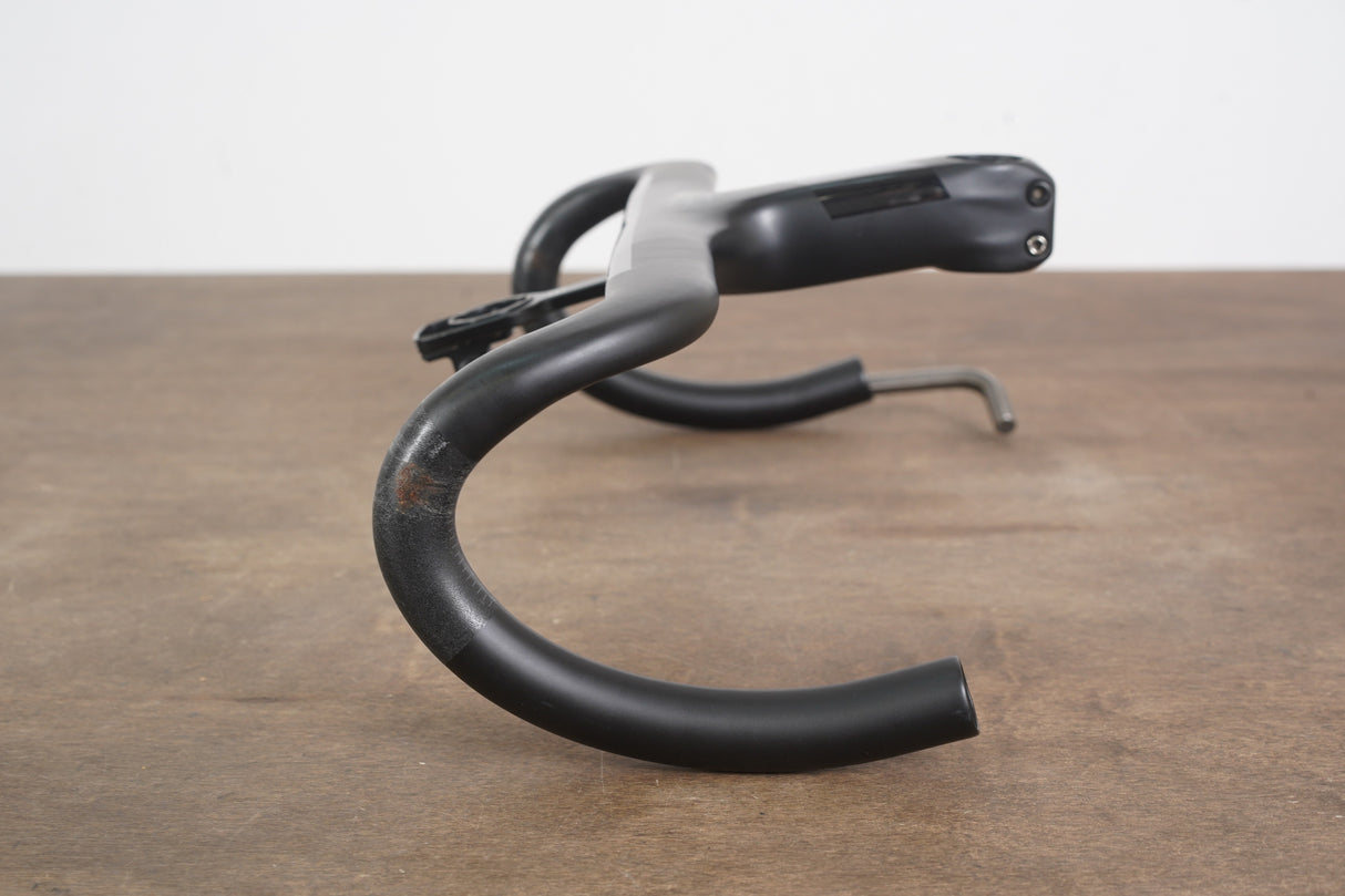 44cm 120mm -6 Degree Black Inc. Carbon Barstem Handlebar + Mount 1 1/8"