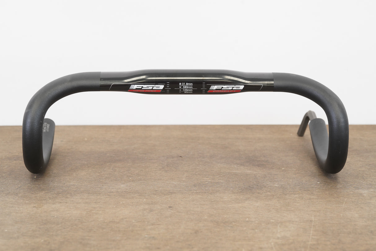 38cm FSA Wing Pro Alloy Compact Road Handlebar 31.8mm